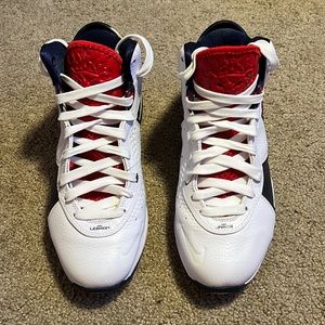 Original Box Men's Lebron 8 V/1 Veteran's Day, Red/White/Blue, 9 417098 100